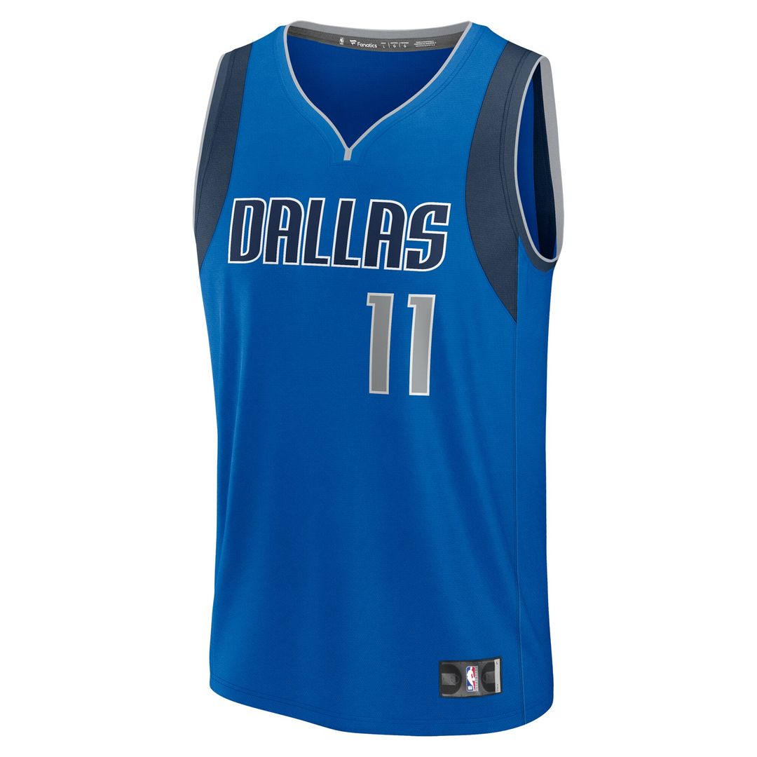 Dallas Mavericks Kyrie Irving Fanatics Youth Fast Break Replica Player Jersey - Icon Edition - Blue
