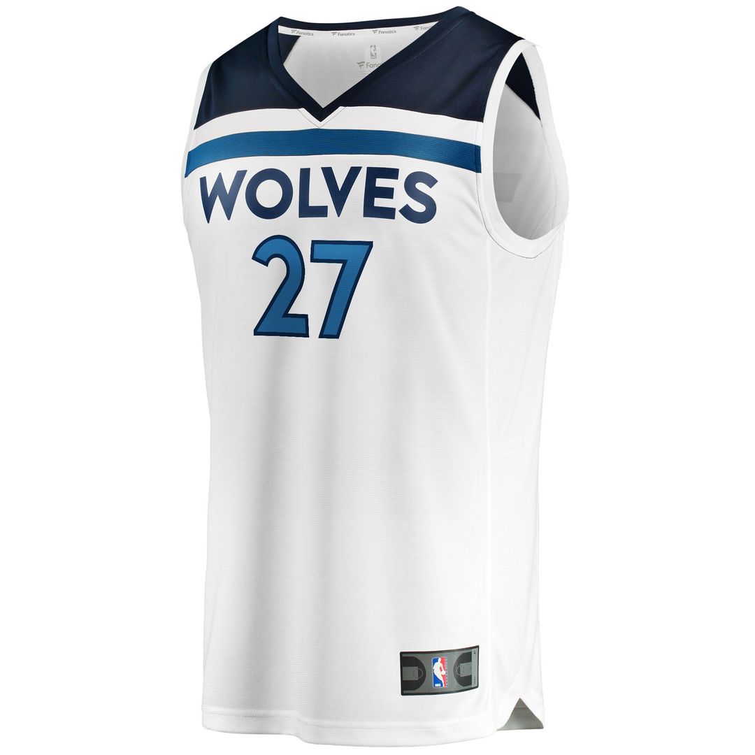 Minnesota Timberwolves Rudy Gobert Fanatics Fast Break Replica Player Jersey - Association Edition - White