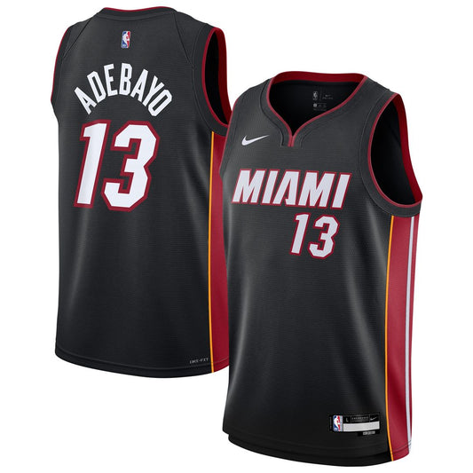 Miami Heat Bam Adebayo Nike Youth Swingman Jersey - Icon Edition - Black