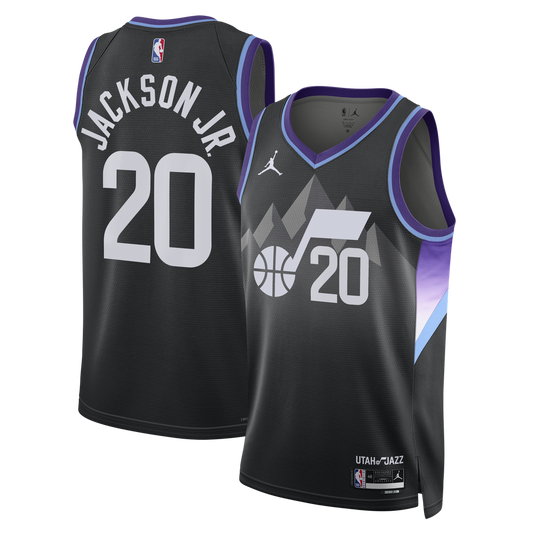 Utah Jazz Jaren Jackson Jr. Jordan Brand Unisex Swingman Jersey - Statement Edition - Black