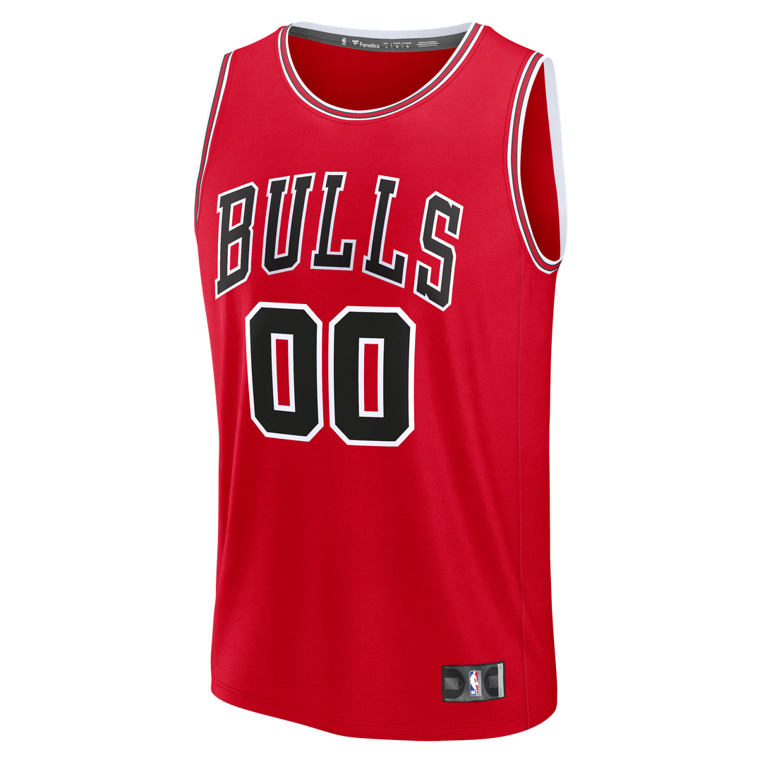 Chicago Bulls Fanatics Youth Fast Break Custom Jersey - Icon Edition - Red
