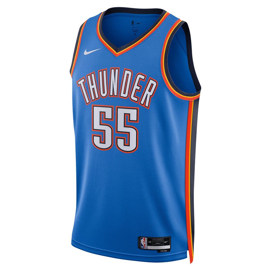 Oklahoma City Thunder Isaiah Hartenstein Nike Unisex Swingman Player Jersey - Icon Edition - Blue