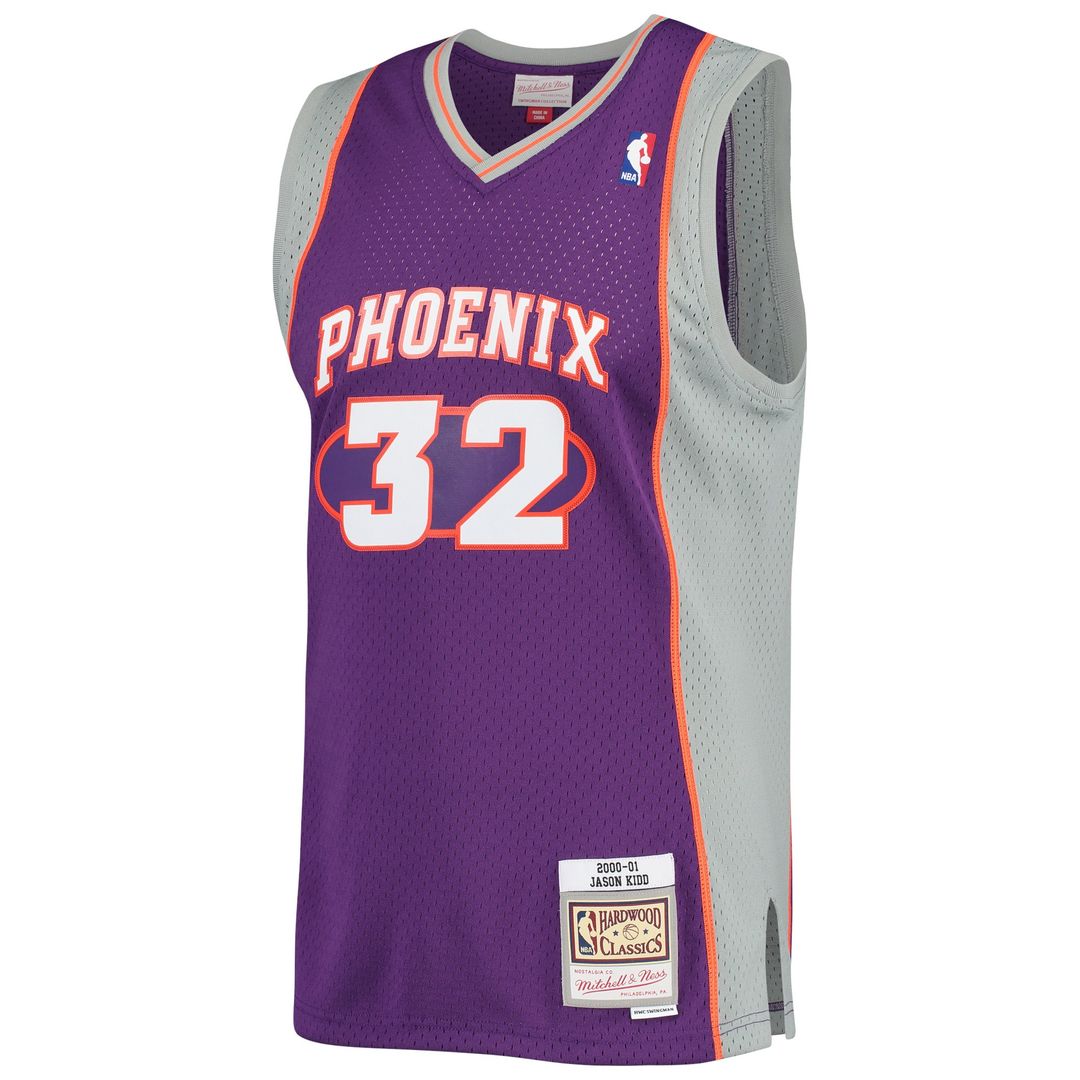 Phoenix Suns Jason Kidd Mitchell & Ness Big & Tall Hardwood Classics 2000/01 Swingman Jersey - Purple