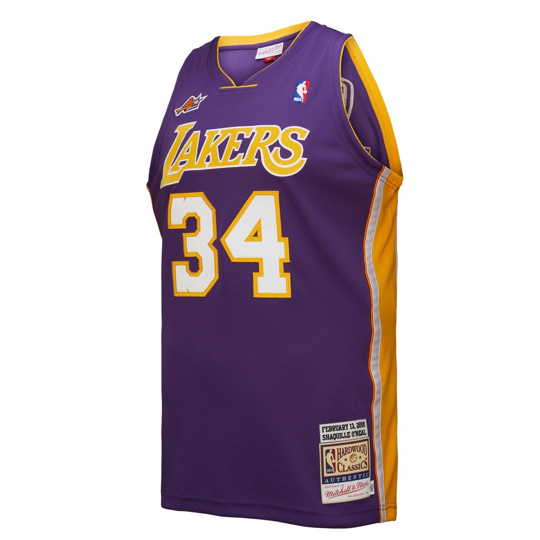 Los Angeles Lakers Shaquille O'Neal Mitchell & Ness 2000 NBA All - Star Game Authentic Jersey - Purple
