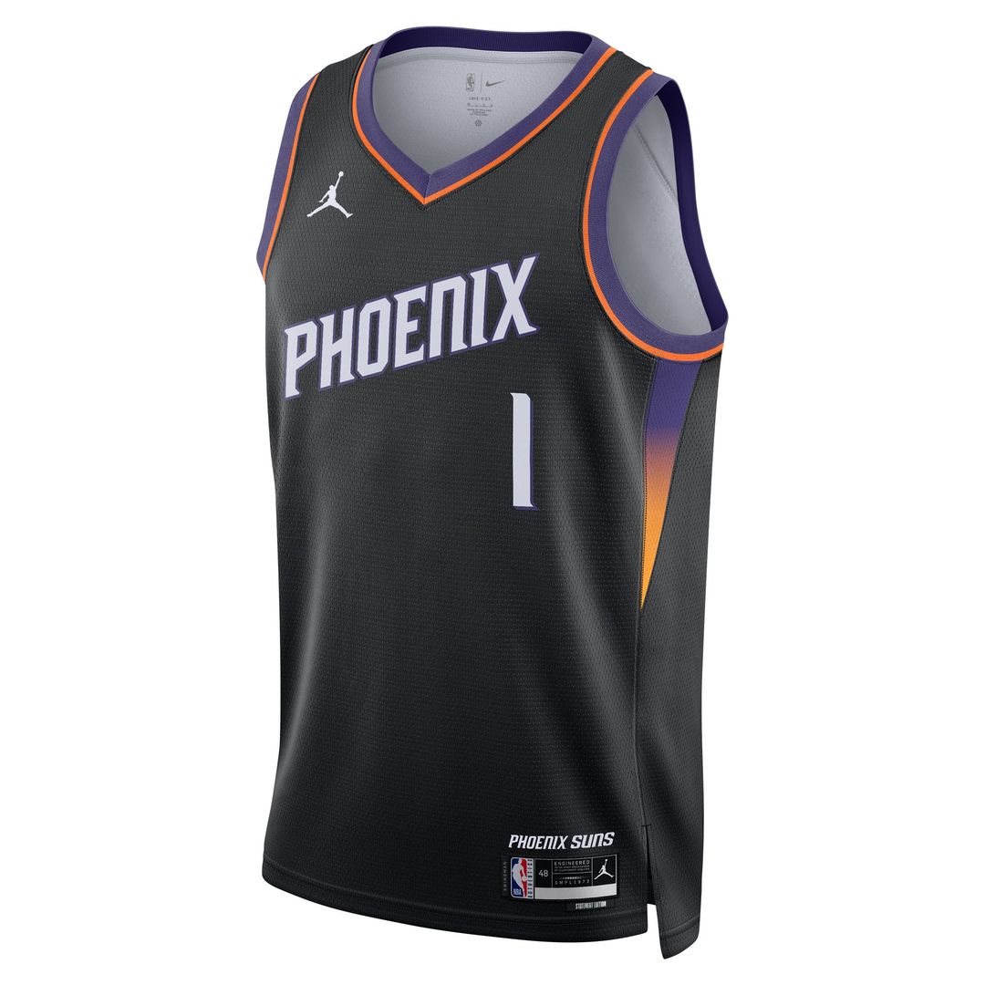 Phoenix Suns Devin Booker Jordan Brand Unisex Swingman Jersey - Statement Edition - Black
