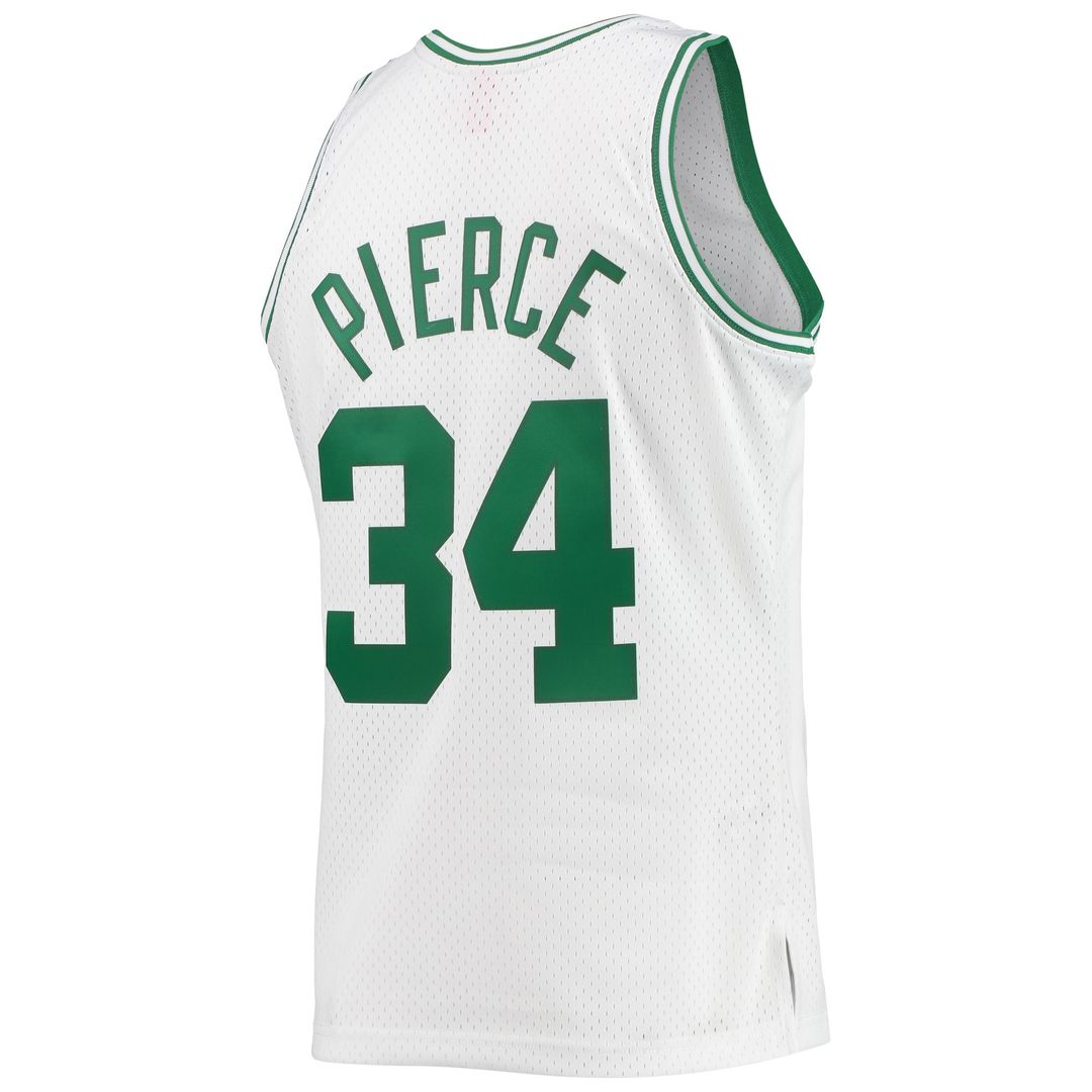 Boston Celtics Paul Pierce Mitchell & Ness Hardwood Classics Swingman Jersey - White