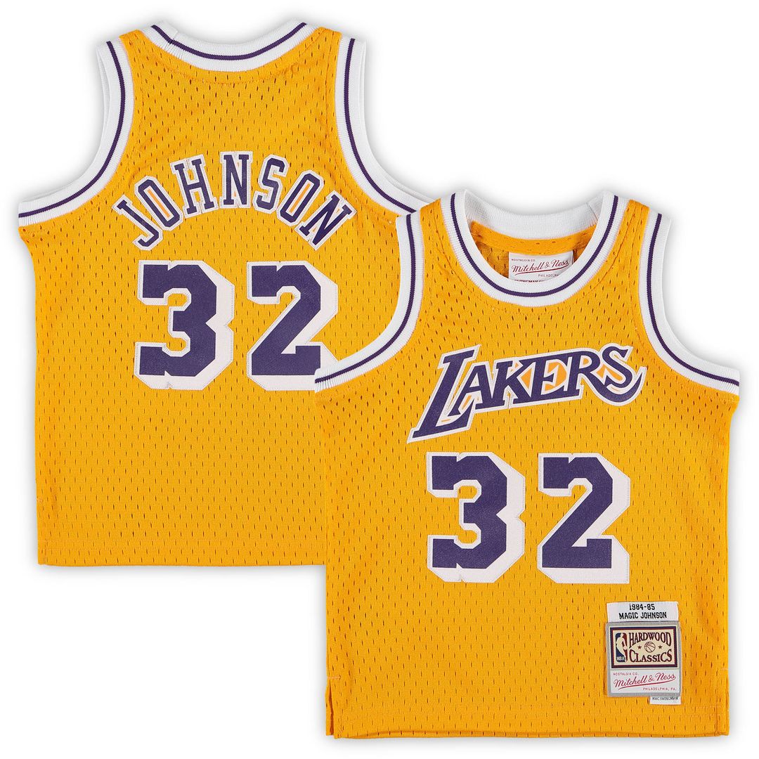 Los Angeles Lakers Magic Johnson Mitchell & Ness Infant Retired Player Jersey - Gold