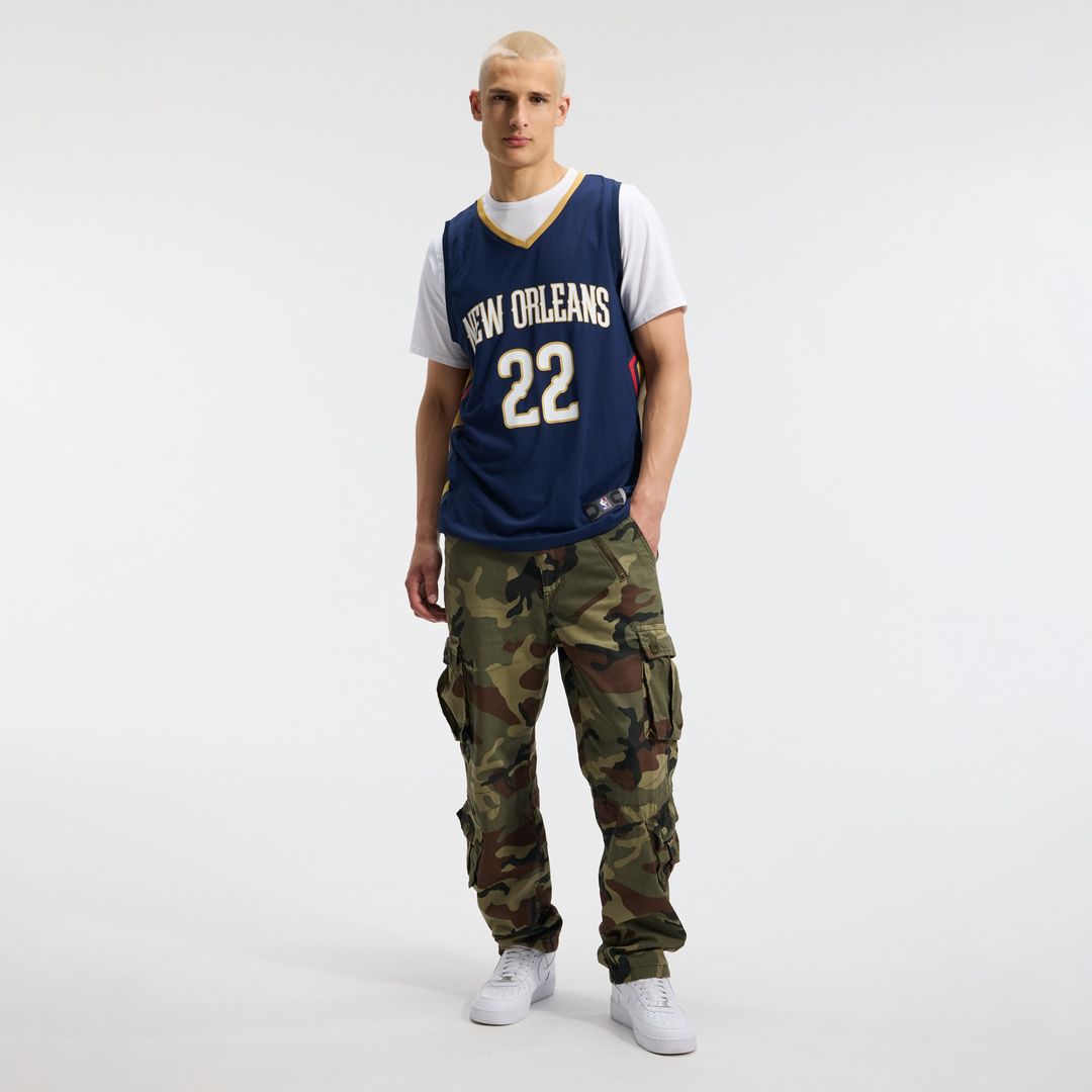 New Orleans Pelicans Derik Queen Fanatics Fast Break Replica Jersey - Icon Edition - Navy