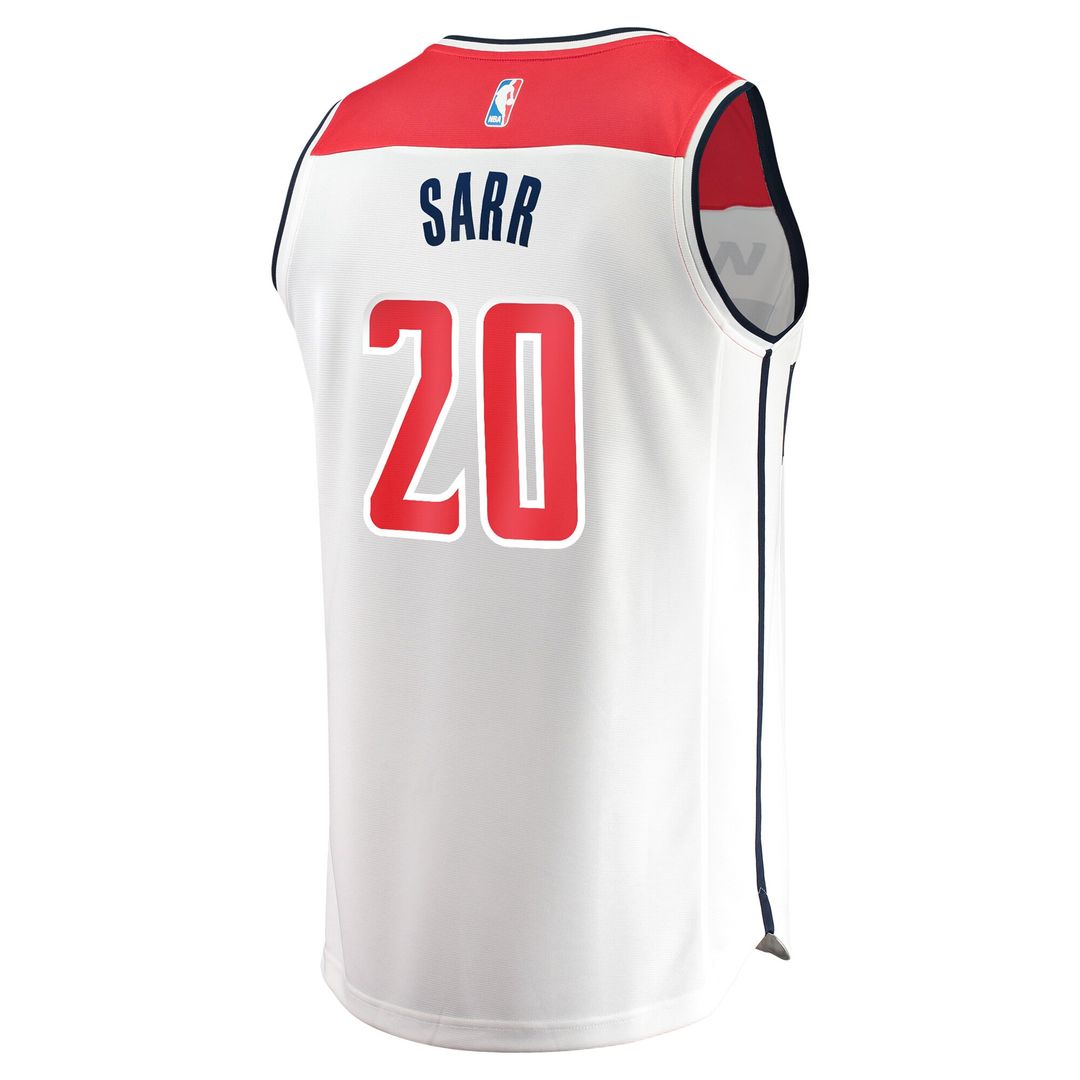 Washington Wizards Alexandre Sarr Fanatics Youth Fast Break Replica Player Jersey - Association Edition - White