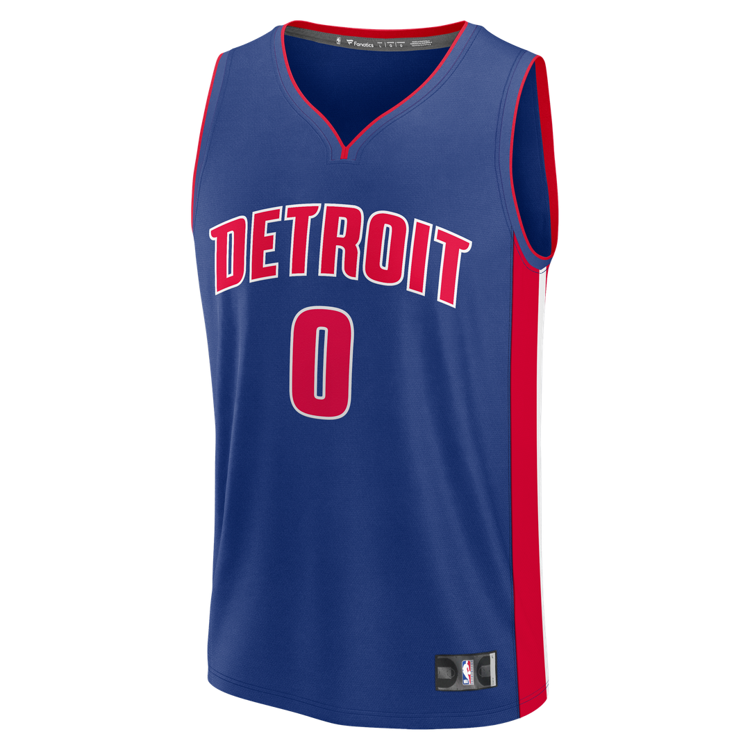 Detroit Pistons Jalen Duren Fanatics Fast Break Replica Jersey - Icon Edition - Blue