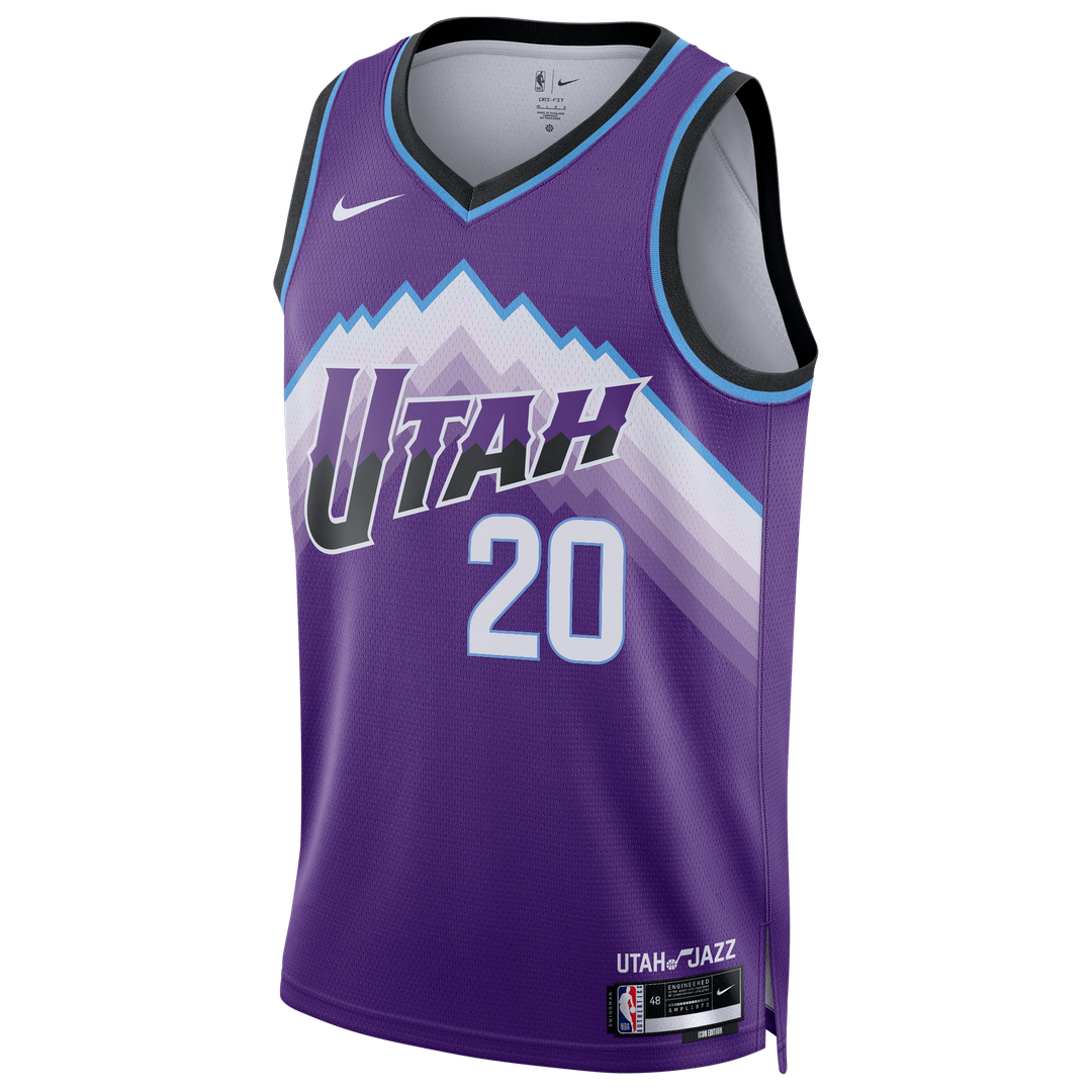 Utah Jazz Jaren Jackson Jr. Nike Unisex Swingman Jersey - Icon Edition - Purple