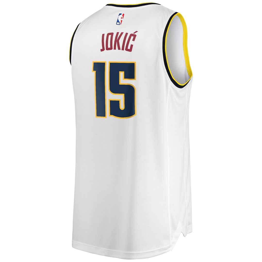 Denver Nuggets Nikola Jokic Fanatics Fast Break Player Jersey - Association Edition - White