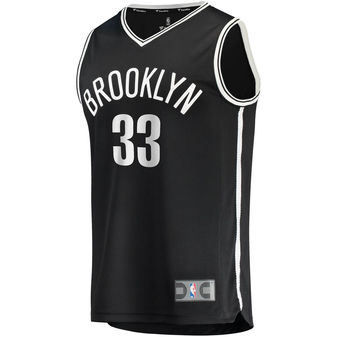 Brooklyn Nets Nicolas Claxton Fanatics Fast Break Replica Jersey - Icon Edition - Black