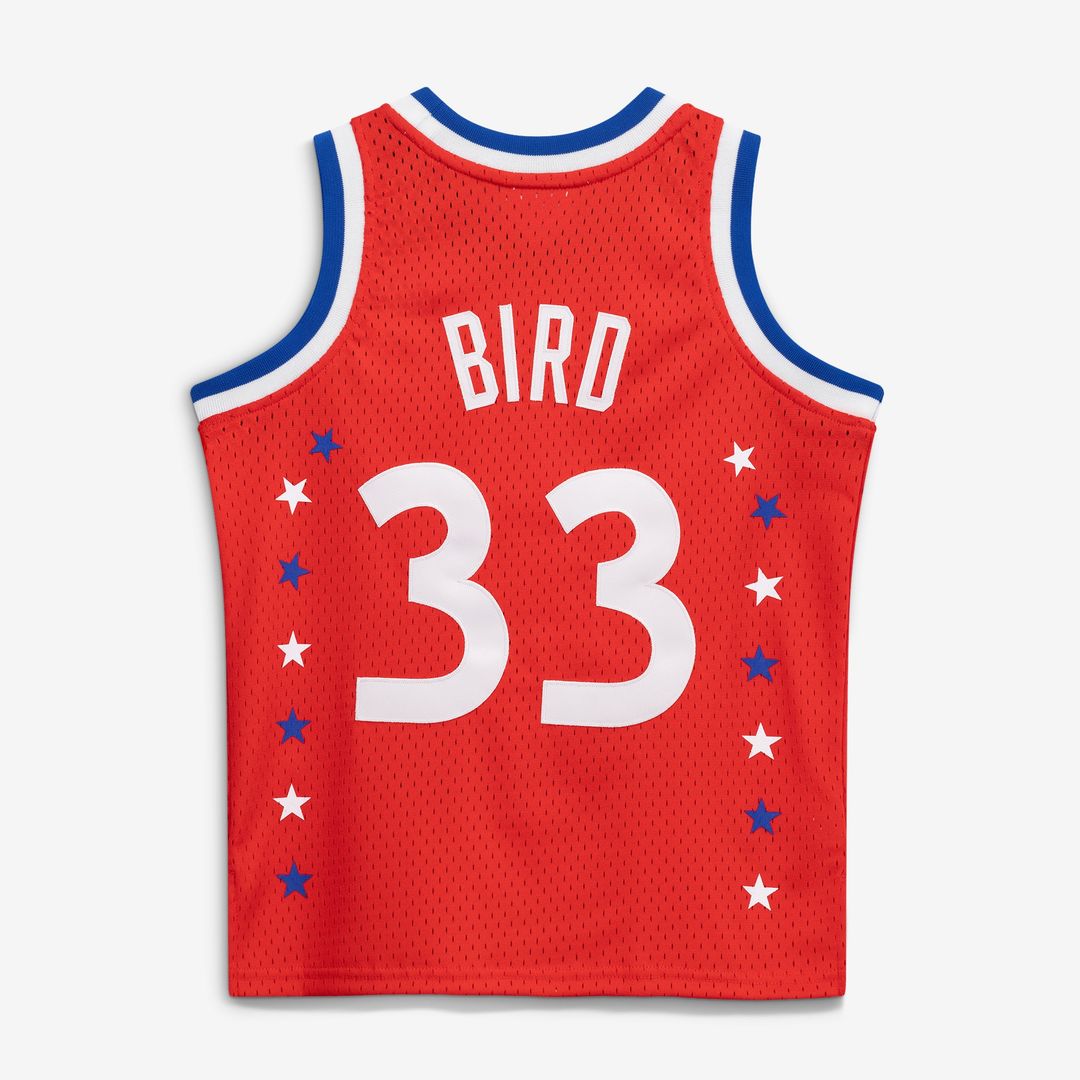 Larry Bird 1983 NBA All - Star Game Mitchell & Ness Youth Hardwood Classics Swingman Jersey - Red