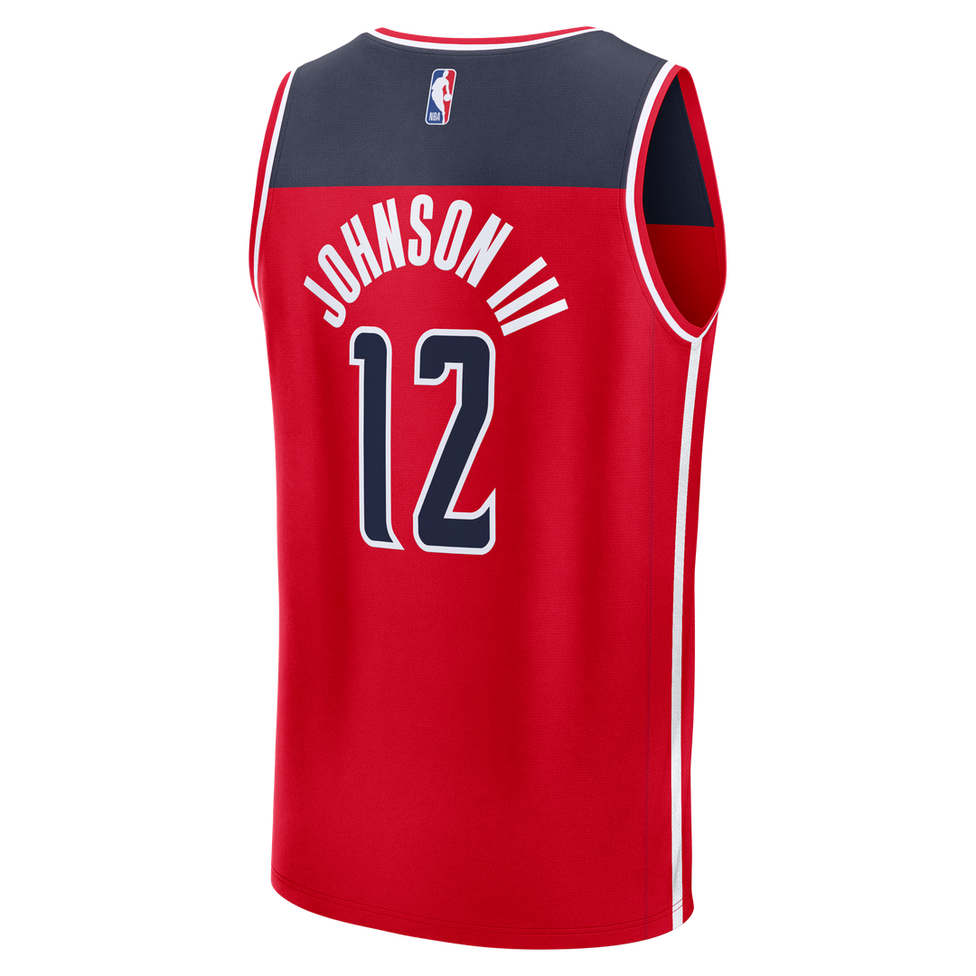 Washington Wizards Tre Johnson III Fanatics Fast Break Replica Jersey - Icon Edition - Red