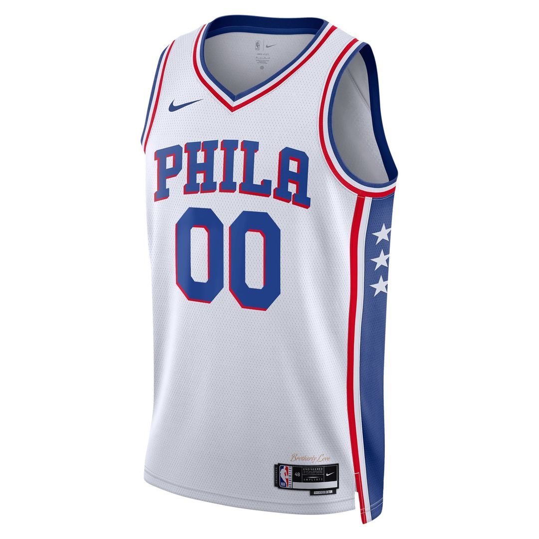 Philadelphia 76ers Nike Unisex 2022/23 Swingman Custom Jersey Royal - Icon Edition
