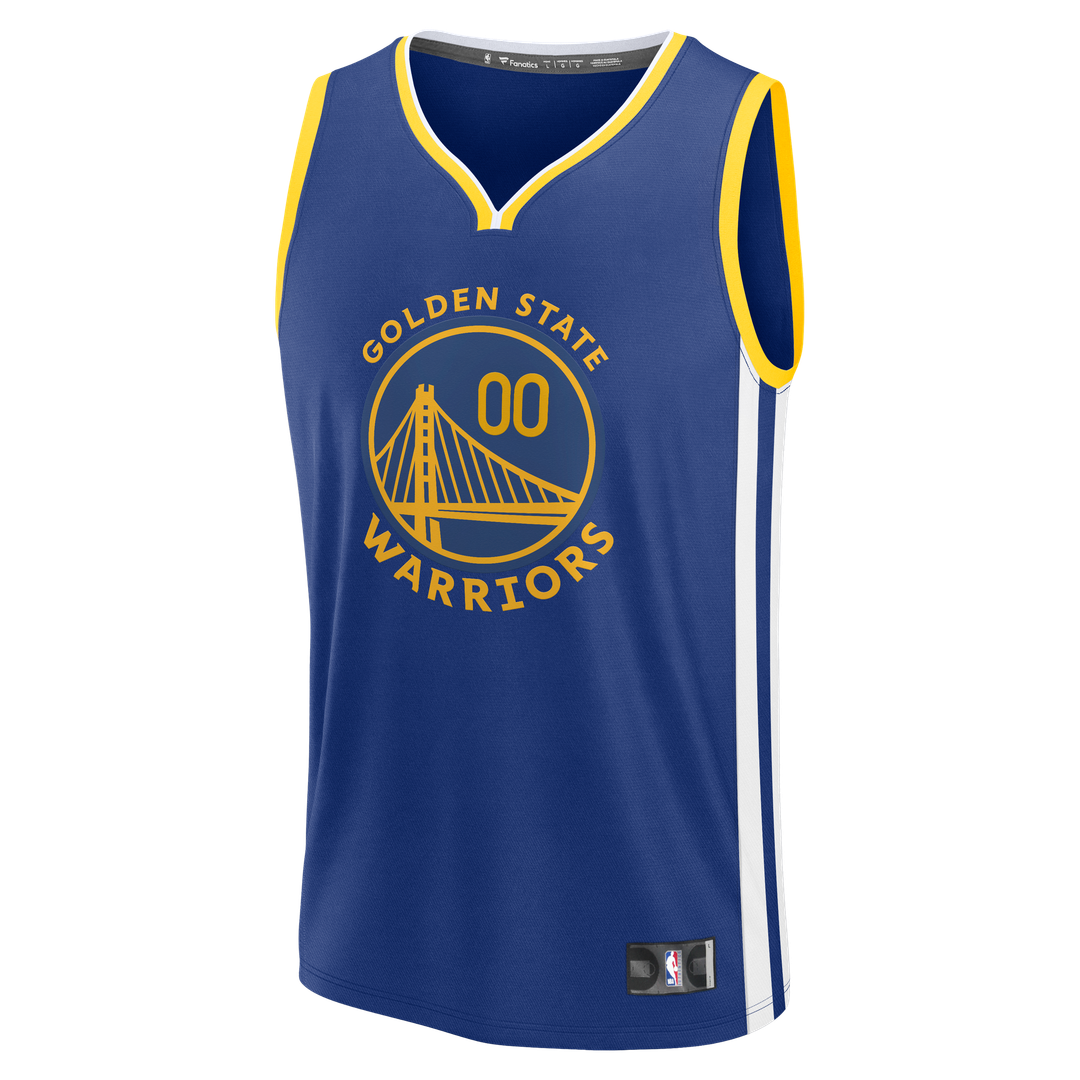 Golden State Warriors Fanatics Fast Break Custom Jersey - Icon Edition - Royal