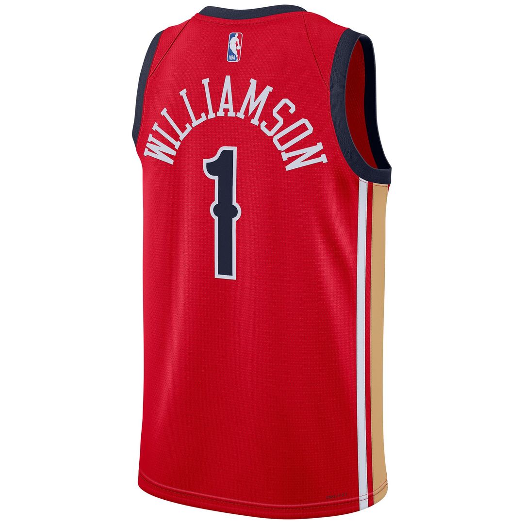 New Orleans Pelicans Zion Williamson Jordan Brand Unisex Swingman Jersey - Statement Edition - Red