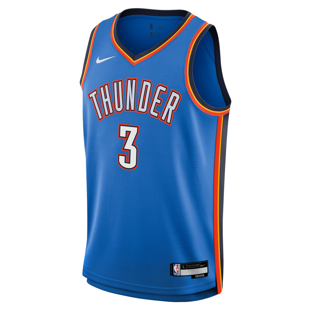 Oklahoma City Thunder Jared McCain Nike Youth Swingman Jersey - Icon Edition - Blue
