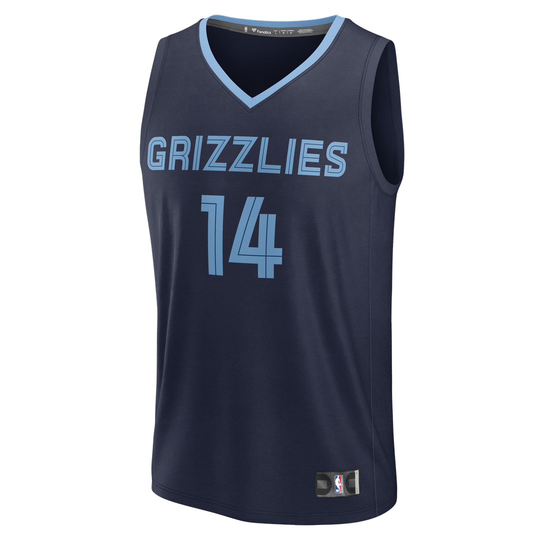 Memphis Grizzlies Zach Edey Fanatics Fast Break Replica Jersey - Icon Edition - Navy