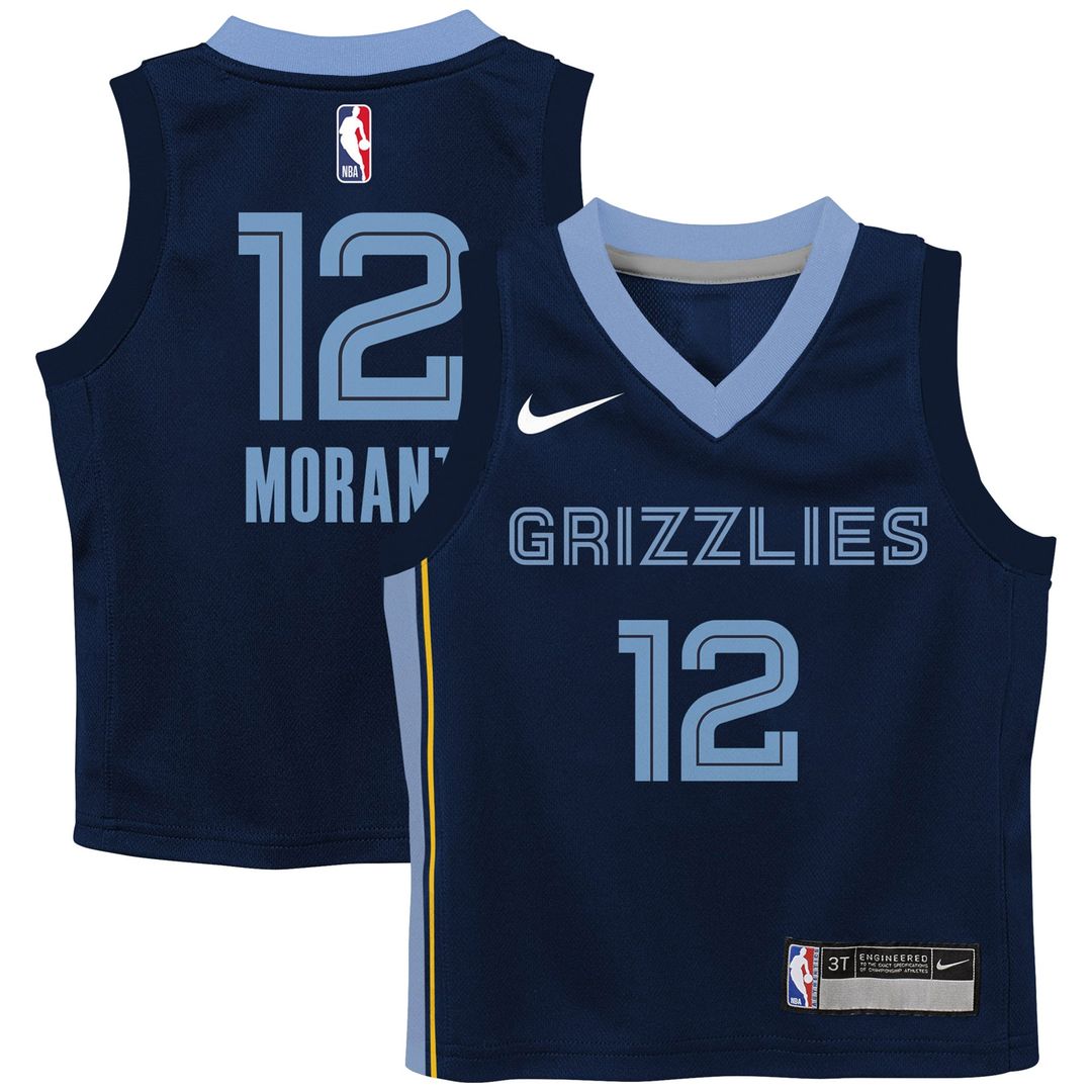 Memphis Grizzlies Ja Morant Nike Toddler Swingman Player Jersey - Icon Edition - Navy