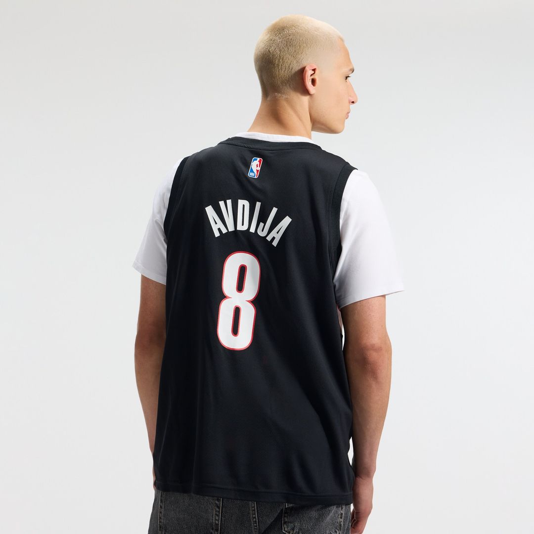Portland Trail Blazers Deni Avdija Fanatics Fast Break Replica Jersey - Icon Edition - Black