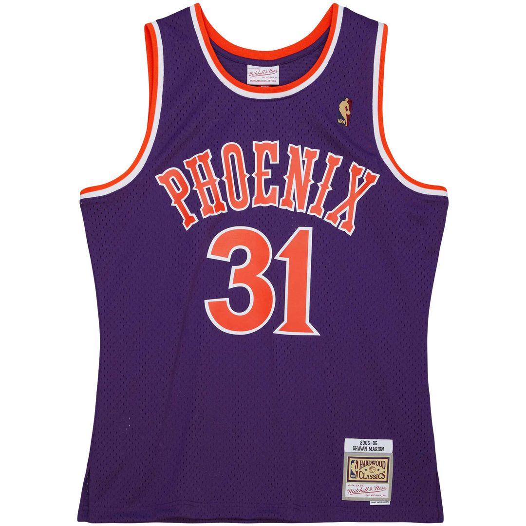 Phoenix Suns Shawn Marion Mitchell & Ness 2005/06 Hardwood Classics Swingman Jersey - Purple