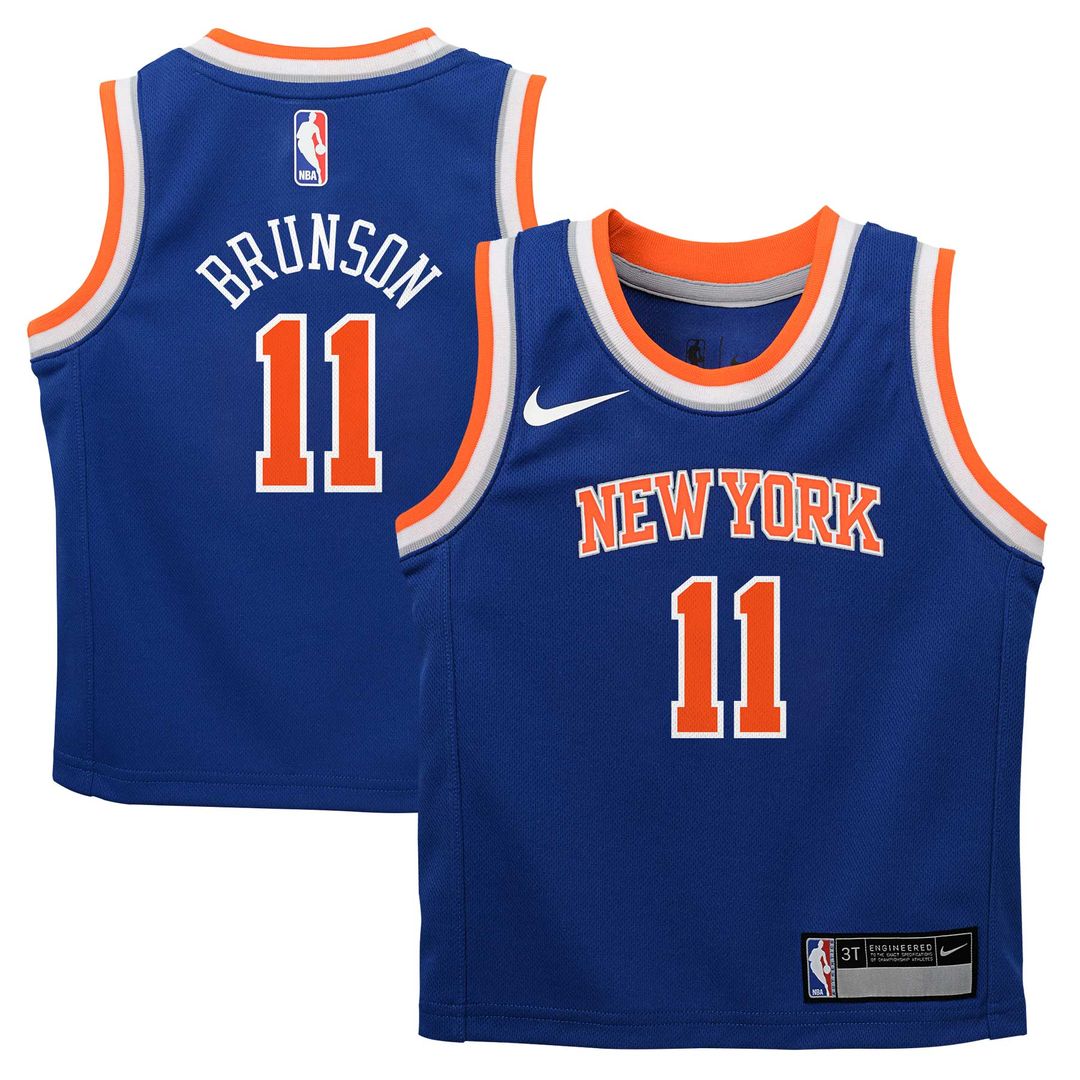 New York Knicks Jalen Brunson Nike Preschool Replica Swingman Jersey - Icon Edition - Blue