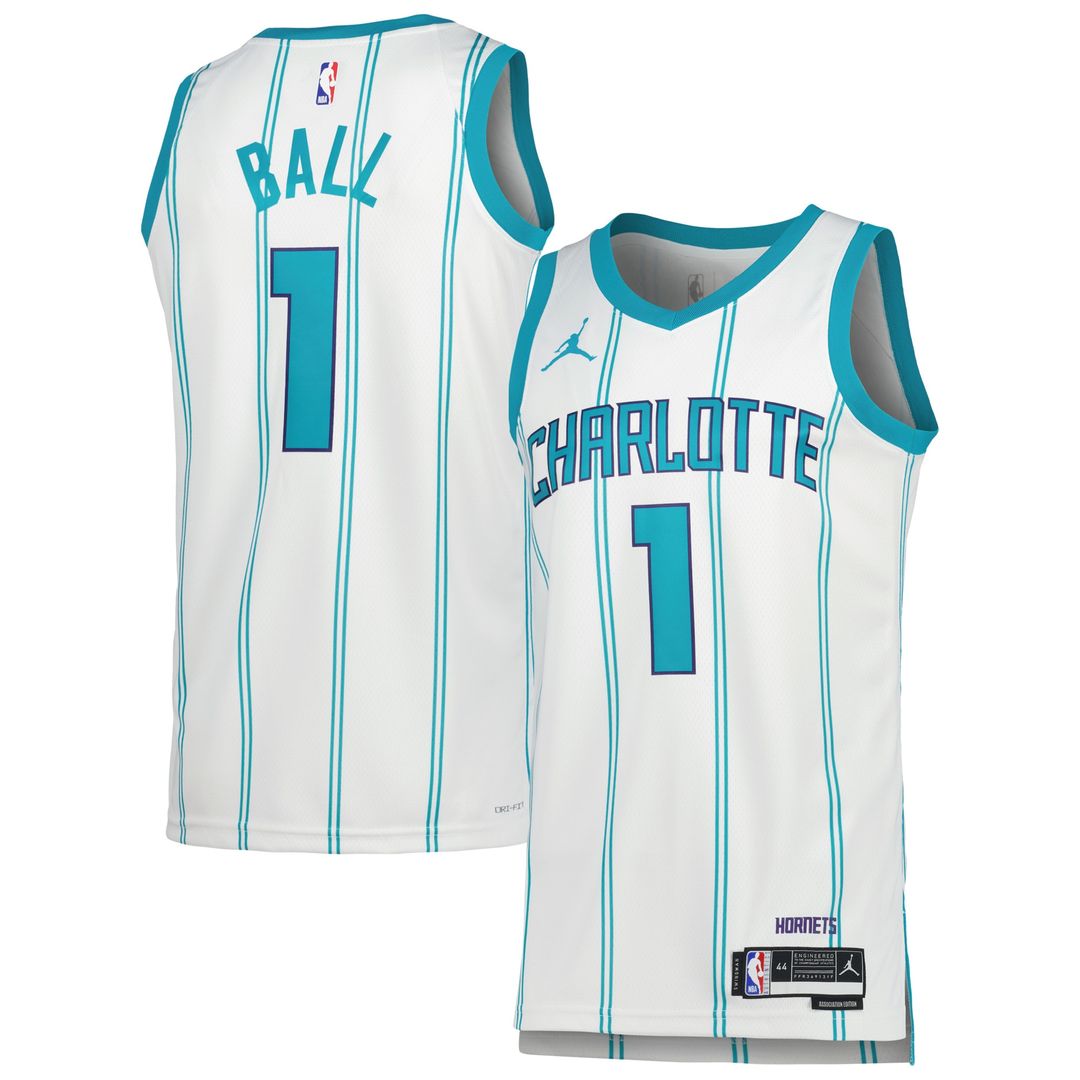 Charlotte Hornets LaMelo Ball Jordan Brand Unisex Swingman Jersey - Association Edition - White