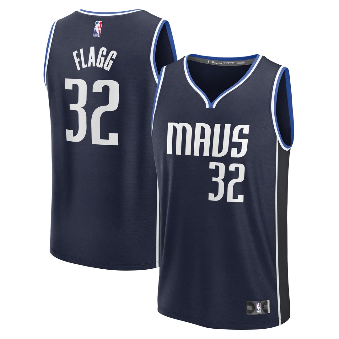 Dallas Mavericks Cooper Flagg Fanatics 2025 NBA Draft First Round Pick Fast Break Replica Jersey - Statement Edition - Navy