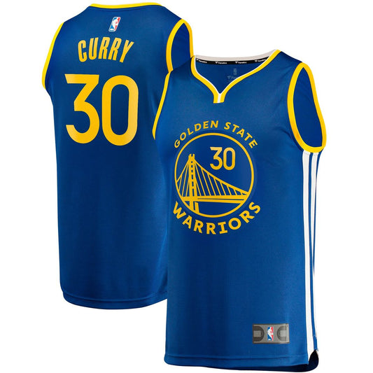 Golden State Warriors Stephen Curry Fanatics Big & Tall Fast Break Player Jersey - Royal - Icon Edition
