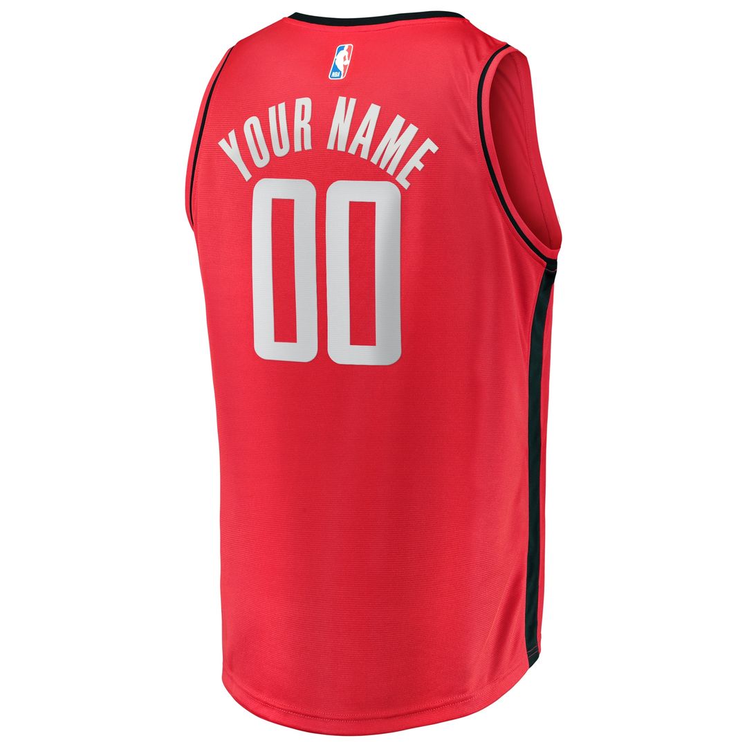 Houston Rockets Fanatics Fast Break Custom Replica Jersey - Icon Edition - Red
