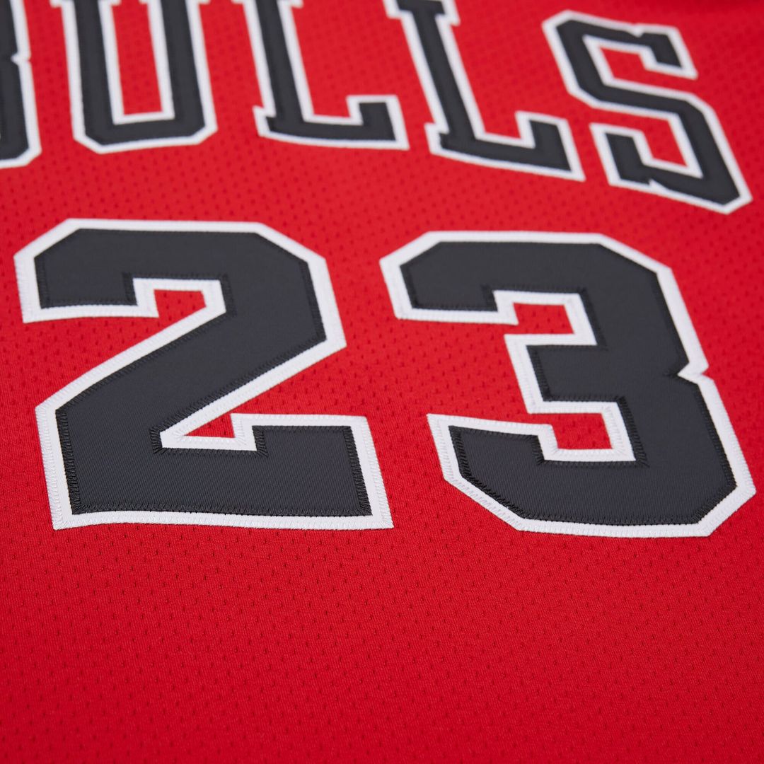 Chicago Bulls Michael Jordan Mitchell & Ness 1996/97 Throwback Authentic Jersey - Red