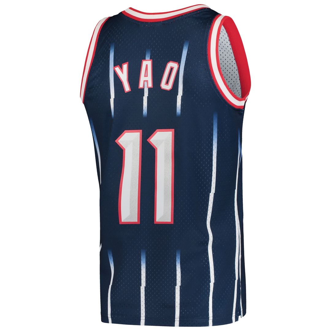 Houston Rockets Yao Ming Mitchell & Ness 2002/03 Hardwood Classics Swingman Jersey - Navy