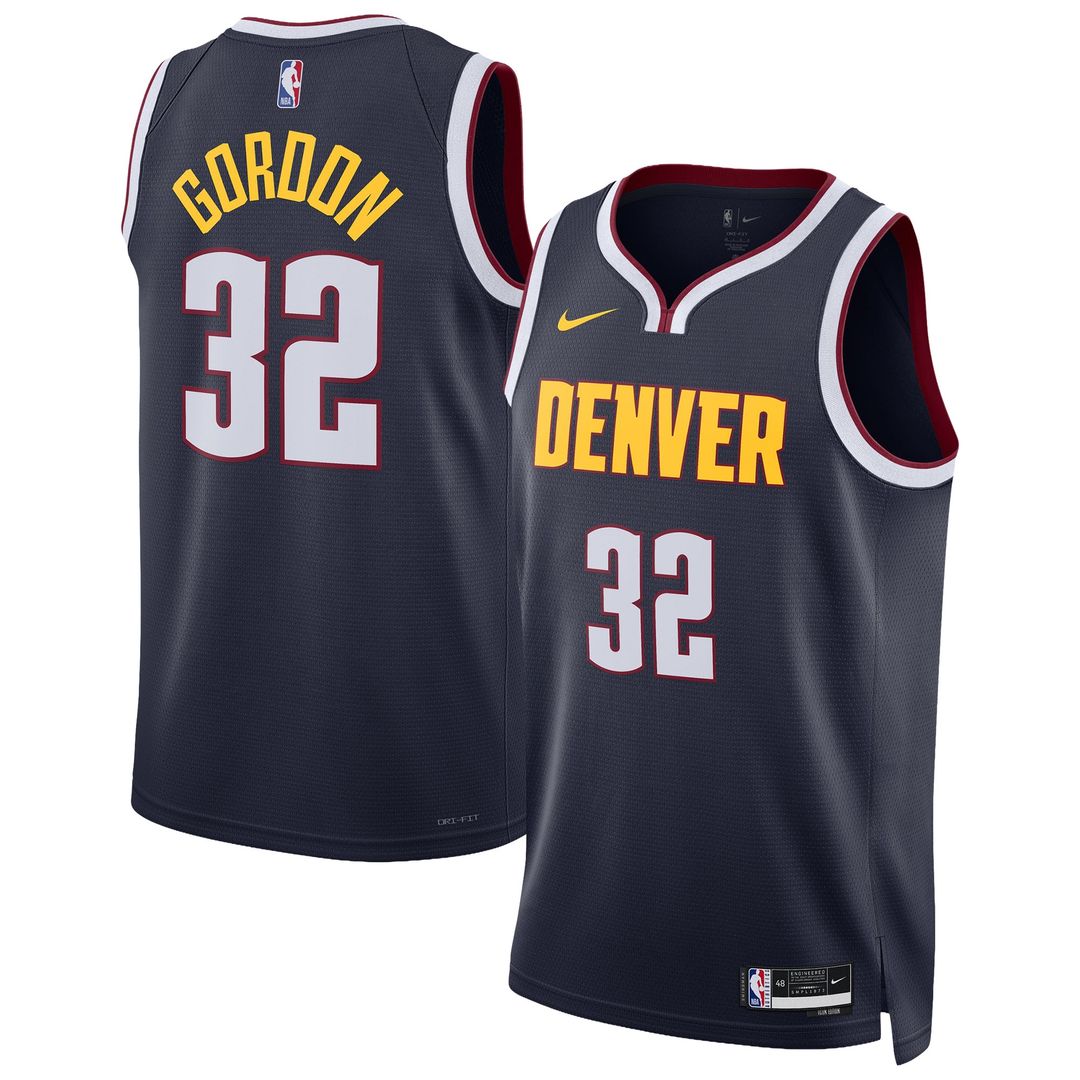 Denver Nuggets Aaron Gordon Nike Unisex Swingman Jersey - Icon Edition - Navy