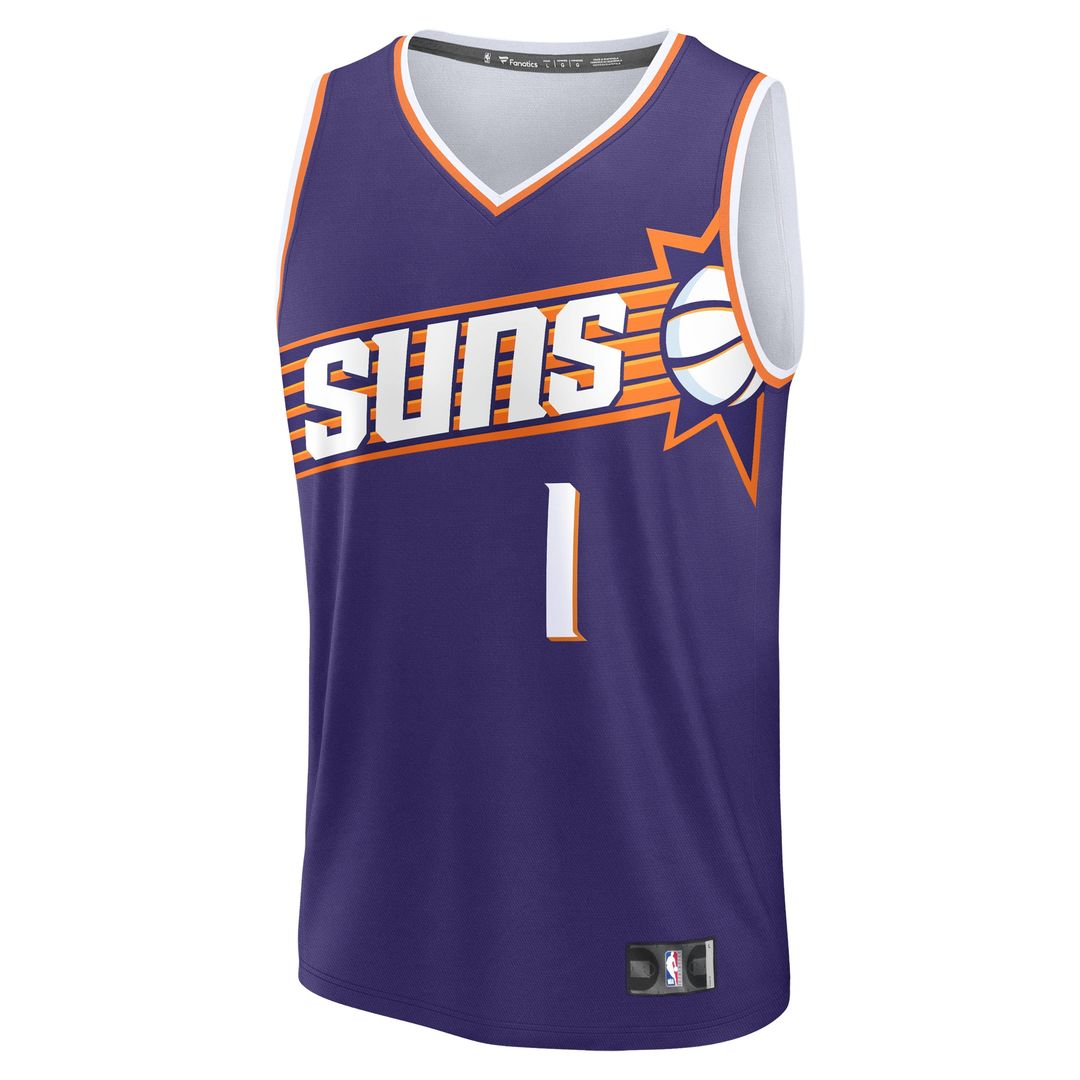 Phoenix Suns Devin Booker Fanatics Fast Break Replica Player Jersey - Icon Edition - Purple