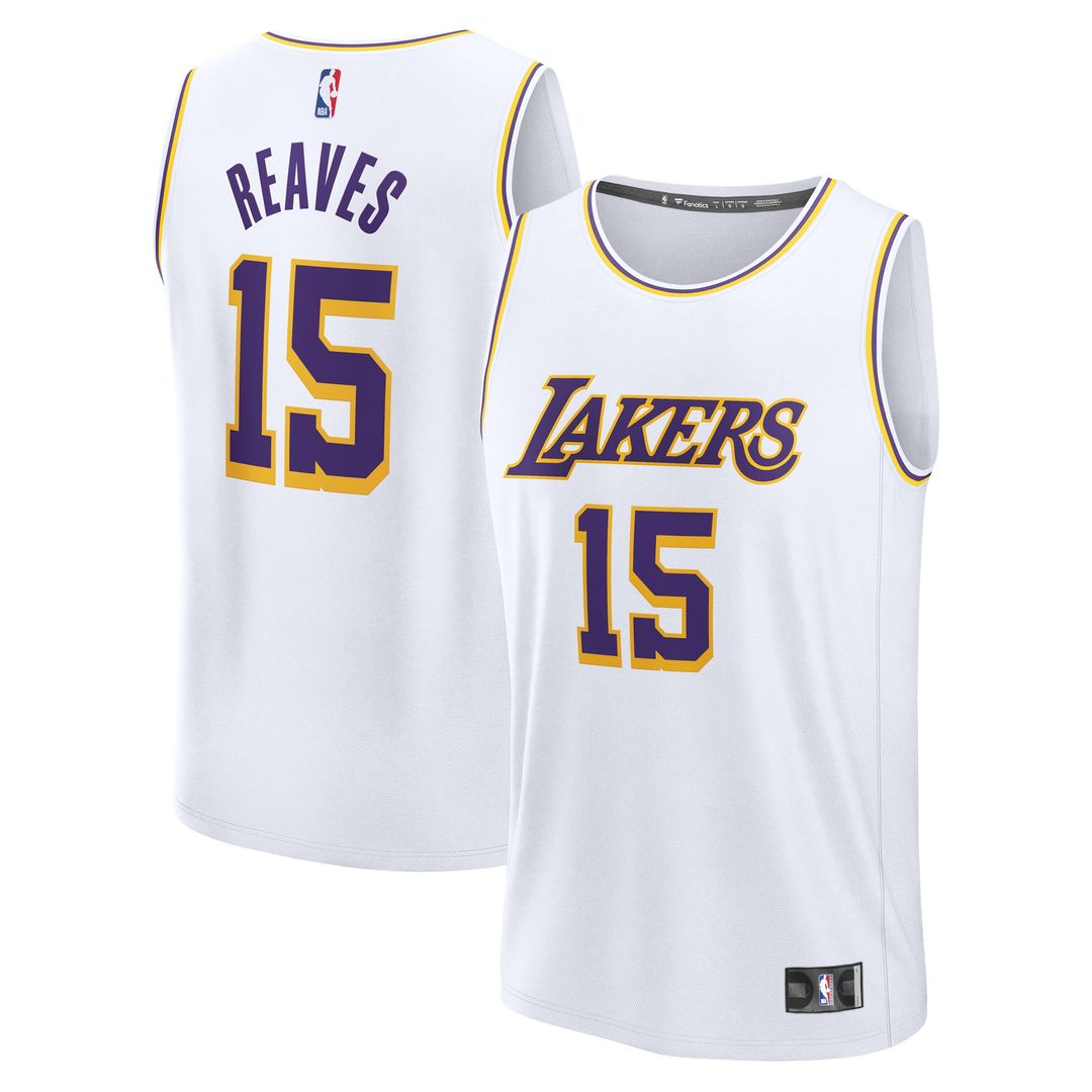 Los Angeles Lakers Austin Reaves Fanatics Fast Break Replica Player Jersey - Association Edition - White