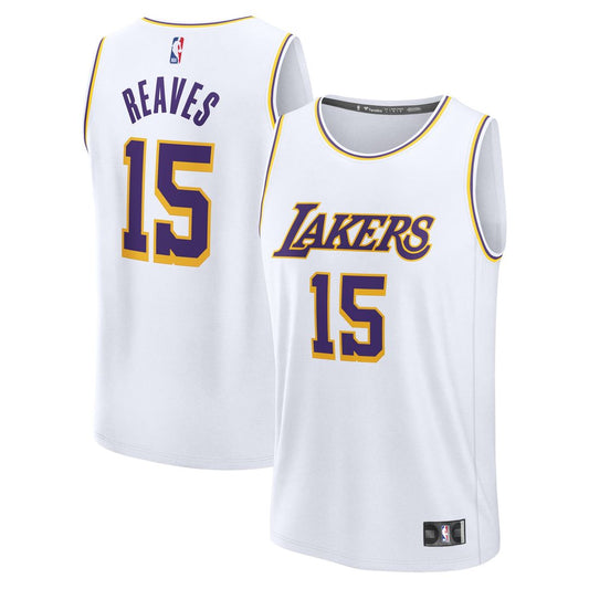 Los Angeles Lakers Austin Reaves Fanatics Fast Break Replica Player Jersey - Association Edition - White