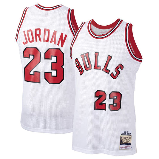 Chicago Bulls Michael Jordan Mitchell & Ness 1984/85 Hardwood Classics Rookie Authentic Jersey - White