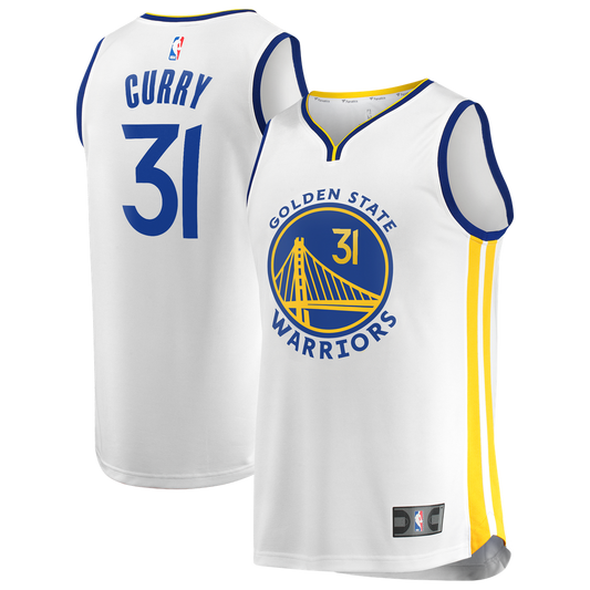 Golden State Warriors Seth Curry Fanatics Fast Break Replica Jersey - White - Association Edition