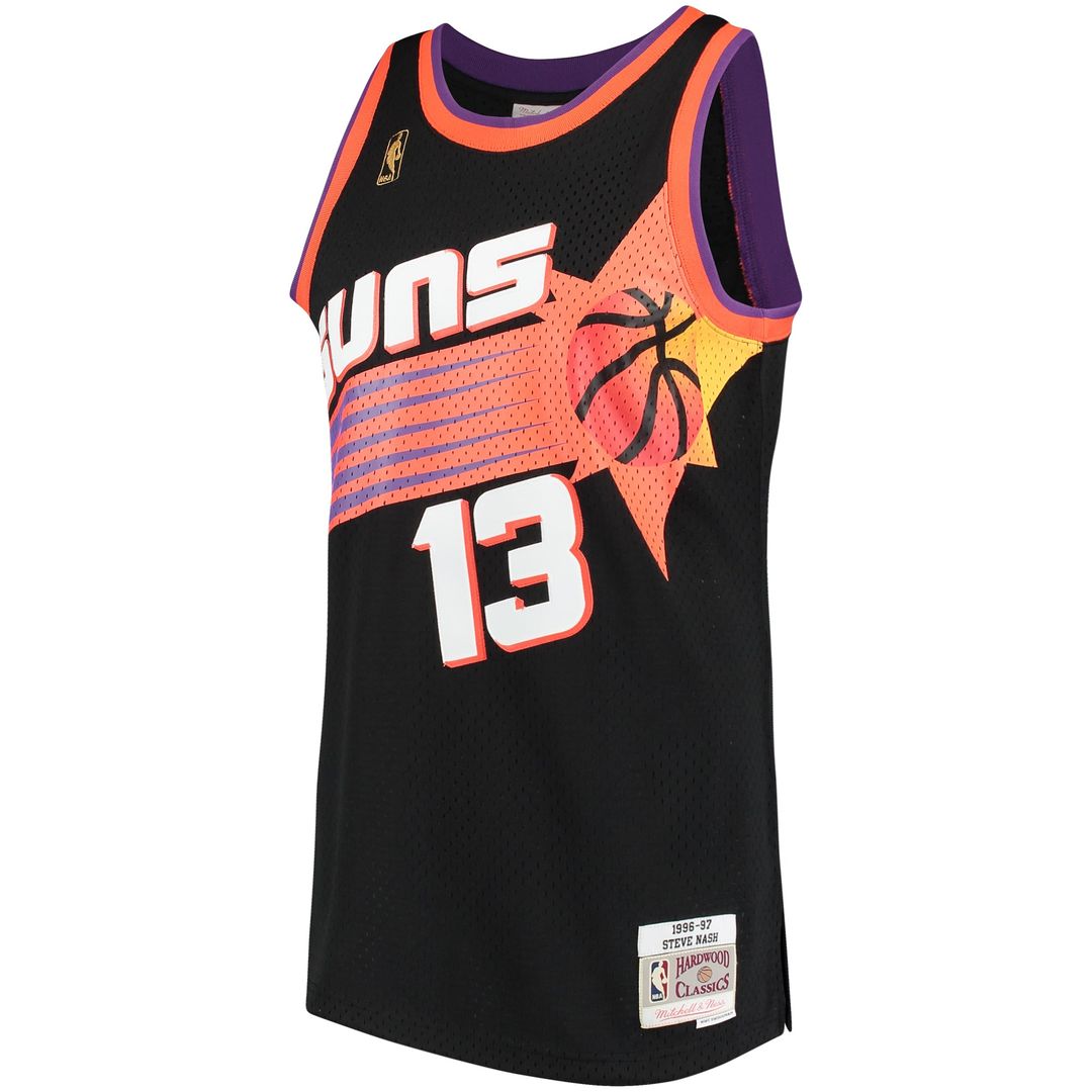 Phoenix Suns Steve Nash Mitchell & Ness 1996/97 Hardwood Classics Swingman Jersey - Black
