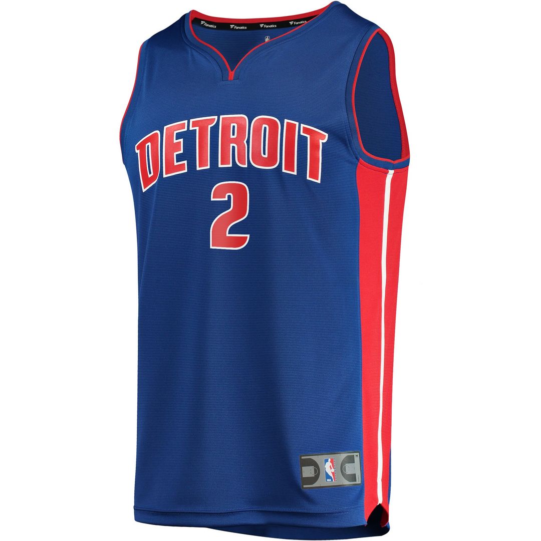 Detroit Pistons Cade Cunningham Fanatics Fast Break Replica Jersey - Icon Edition - Blue
