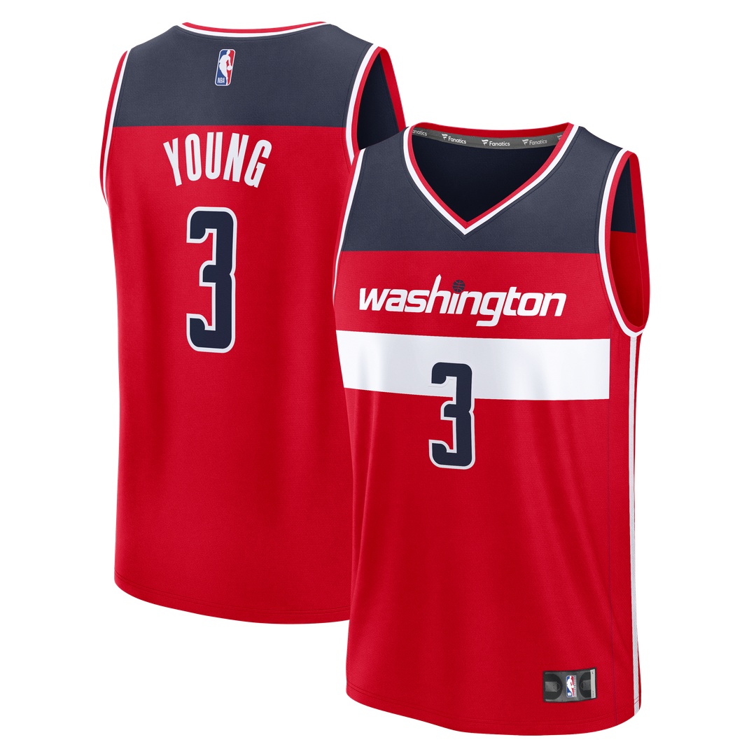 Washington Wizards Trae Young Fanatics Fast Break Jersey - Icon Edition - Red