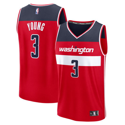 Washington Wizards Trae Young Fanatics Fast Break Jersey - Icon Edition - Red