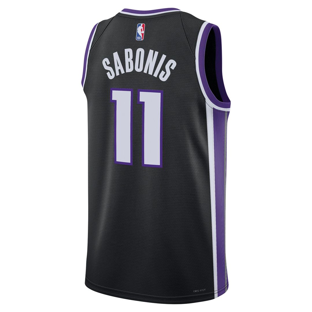 Sacramento Kings Domantas Sabonis Nike Unisex Swingman Player Jersey - Icon Edition - Black