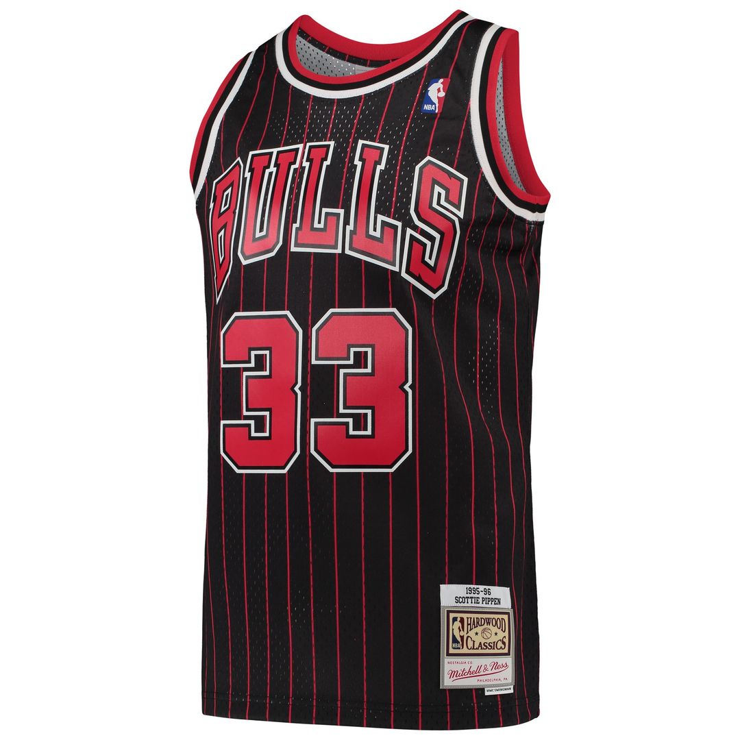 Chicago Bulls Scottie Pippen Mitchell & Ness Hardwood Classics Swingman Jersey - Black
