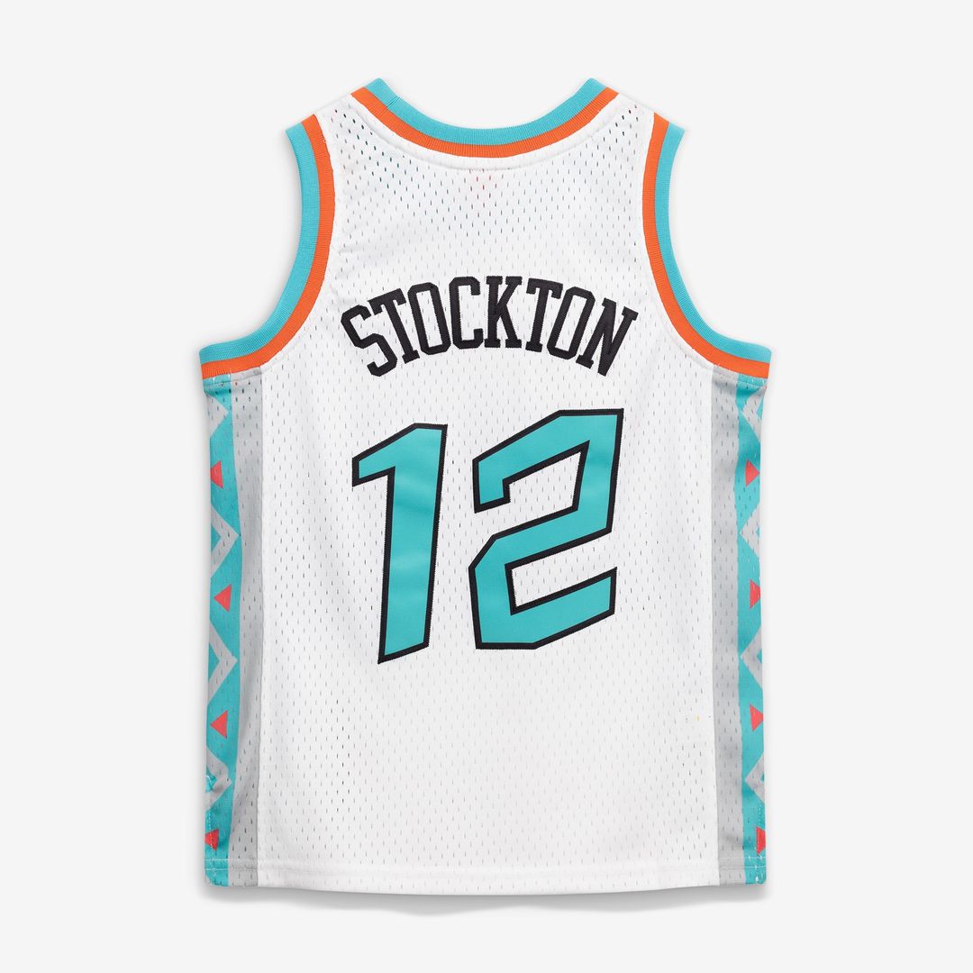 John Stockton 1996 NBA All - Star Game Mitchell & Ness Youth Hardwood Classics Swingman Jersey - White