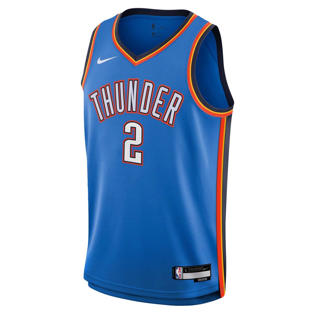 Oklahoma City Thunder Shai Gilgeous - Alexander Nike Youth Swingman Jersey - Icon Edition - Blue