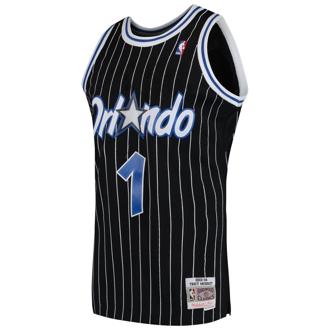 Orlando Magic Tracy McGrady Mitchell & Ness Hardwood Classics Swingman Jersey - Black