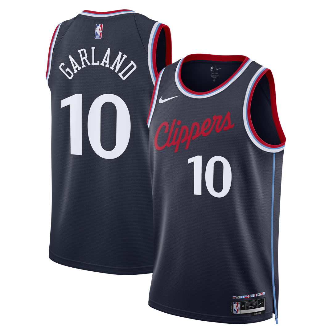 LA Clippers Darius Garland Nike Unisex Swingman Jersey - Icon Edition - Navy